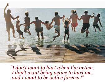 I want to be active forever!